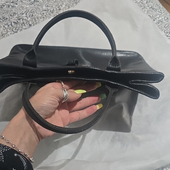 Longchamp Black Satchel with Structured Design - Picture 9 of 9